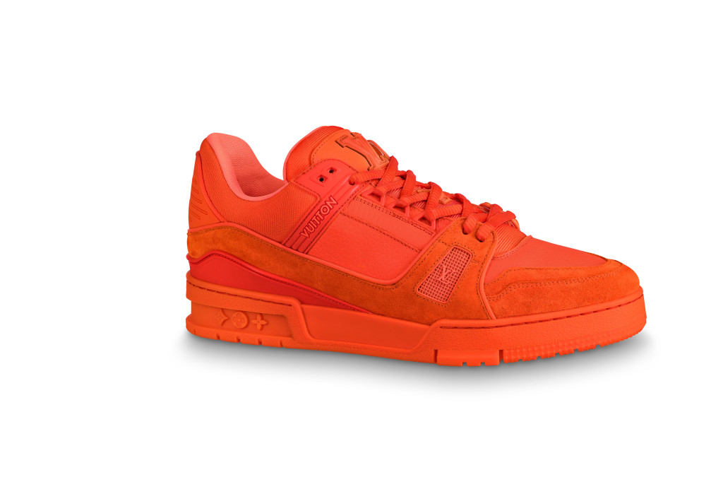 Louis Vuitton Mens Virgil Abloh Sneaker Orange / Black EU 41 / UK 7 Leather  ref.1006570 - Joli Closet