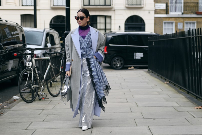 The 45 Top Looks from the London Fashion Week Fall 2018 Street Style ...