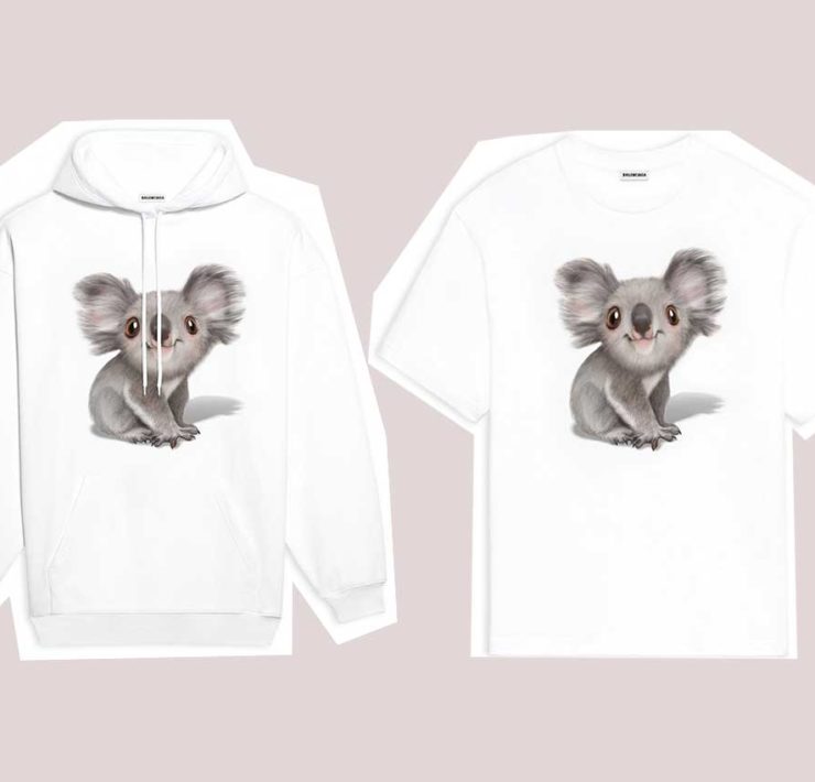 Balenciaga Koala Tshirt