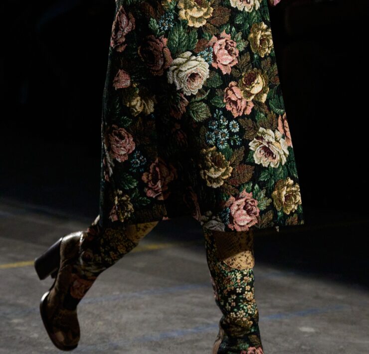 dark florals fall 2026 trend